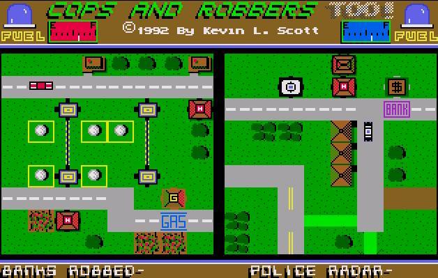 Cops and Robbers, Too! - Main Screen