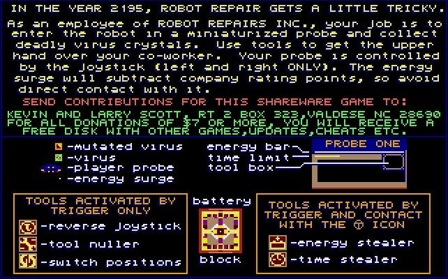 Robot Repairs Inc. - Instructions